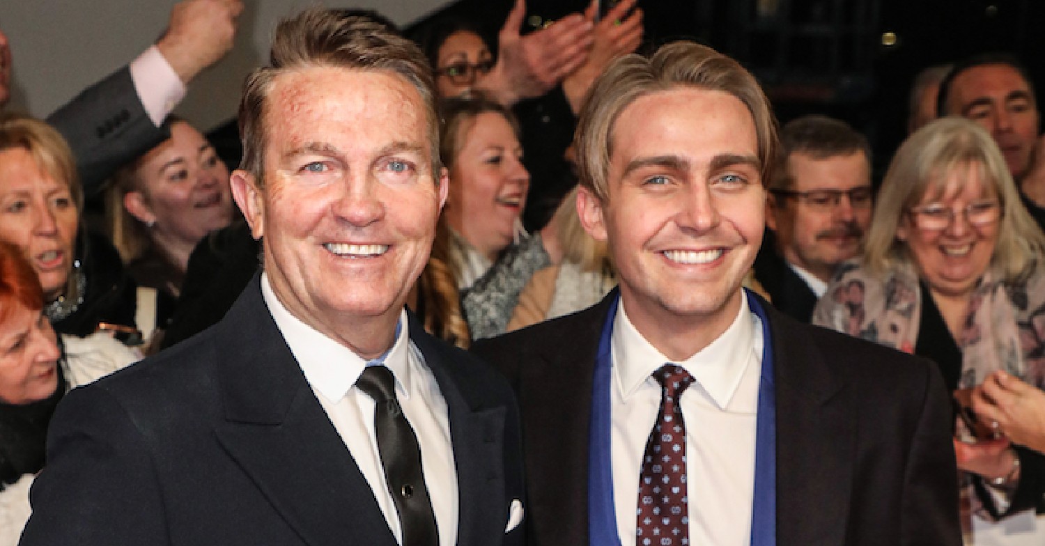 Bradley Walsh and son