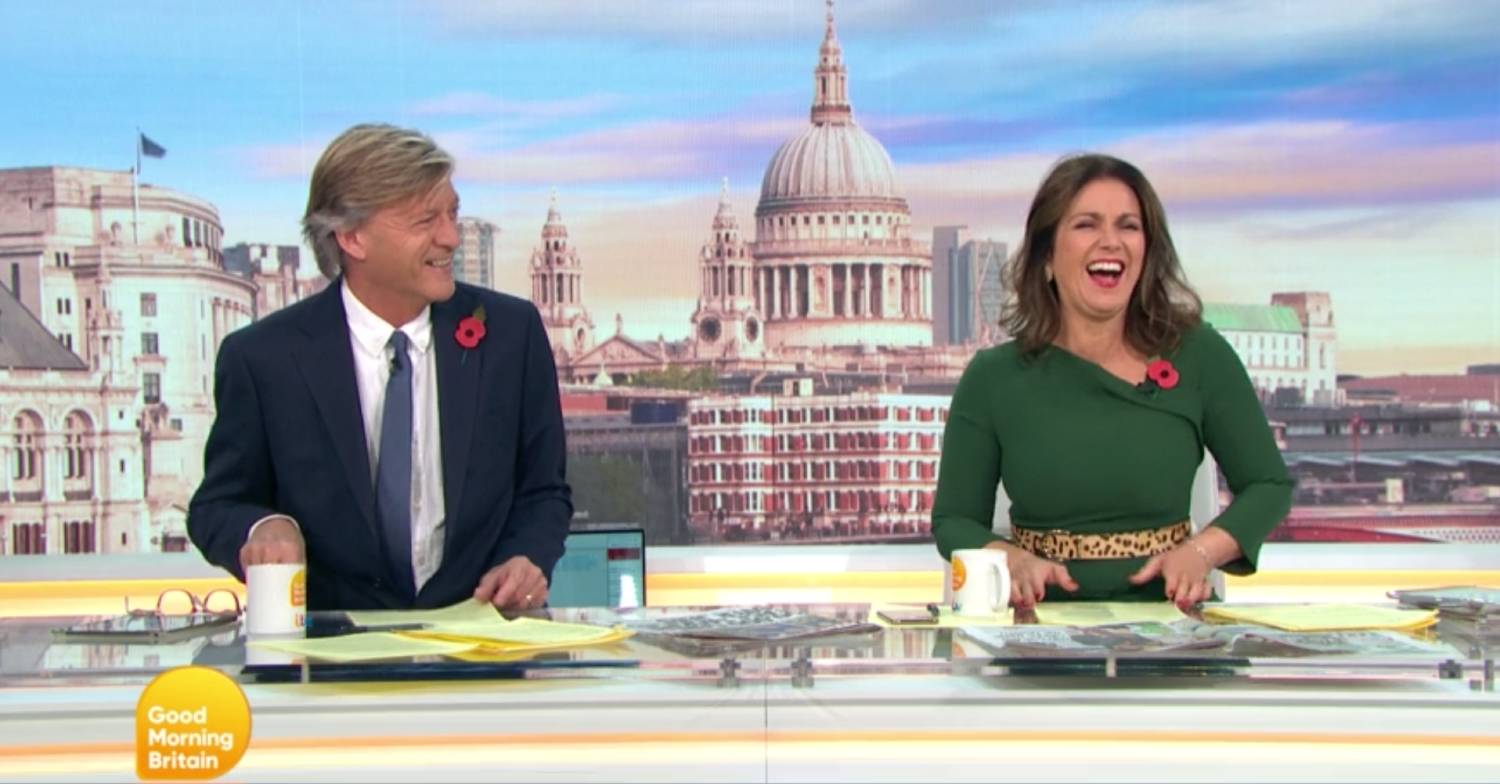 Richard Madeley and Susanna Reid on GMB
