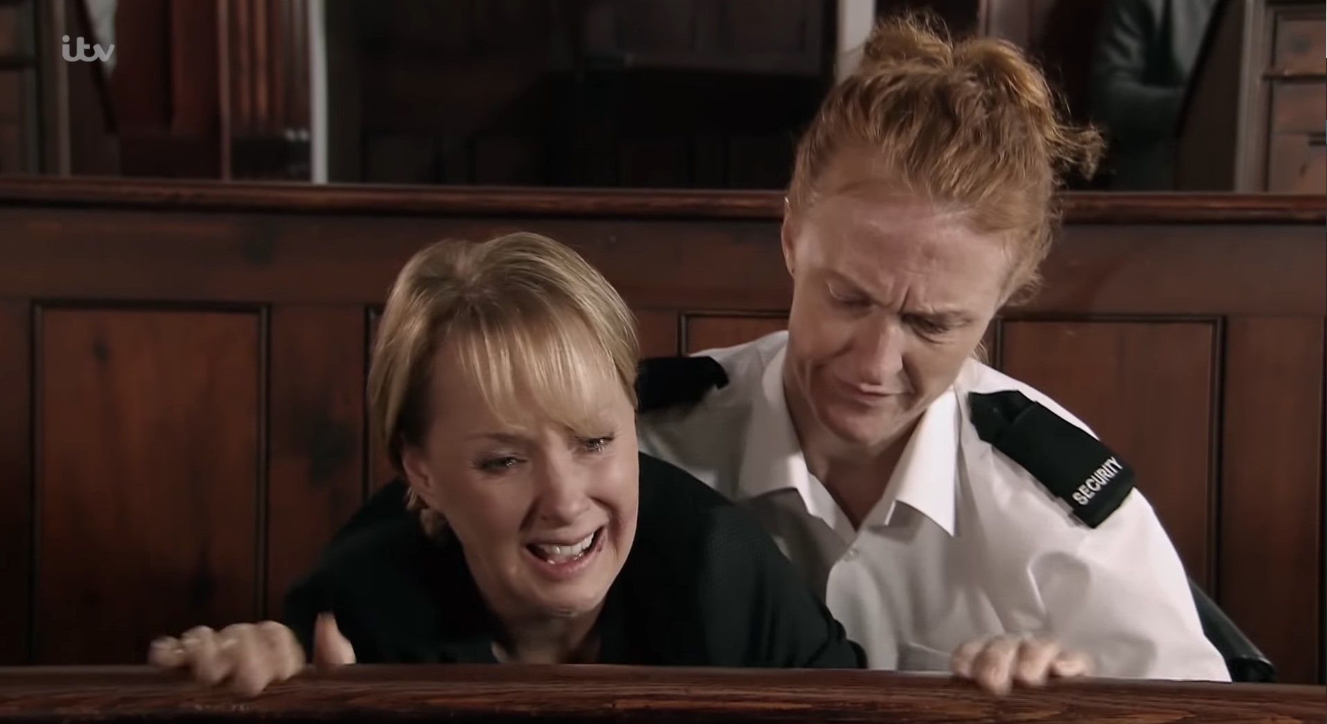 Coronation Street Sally sentenced to prison crying in the dock
