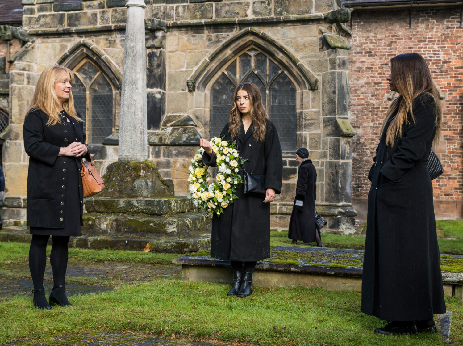 Coronation Street Johnny's funeral 