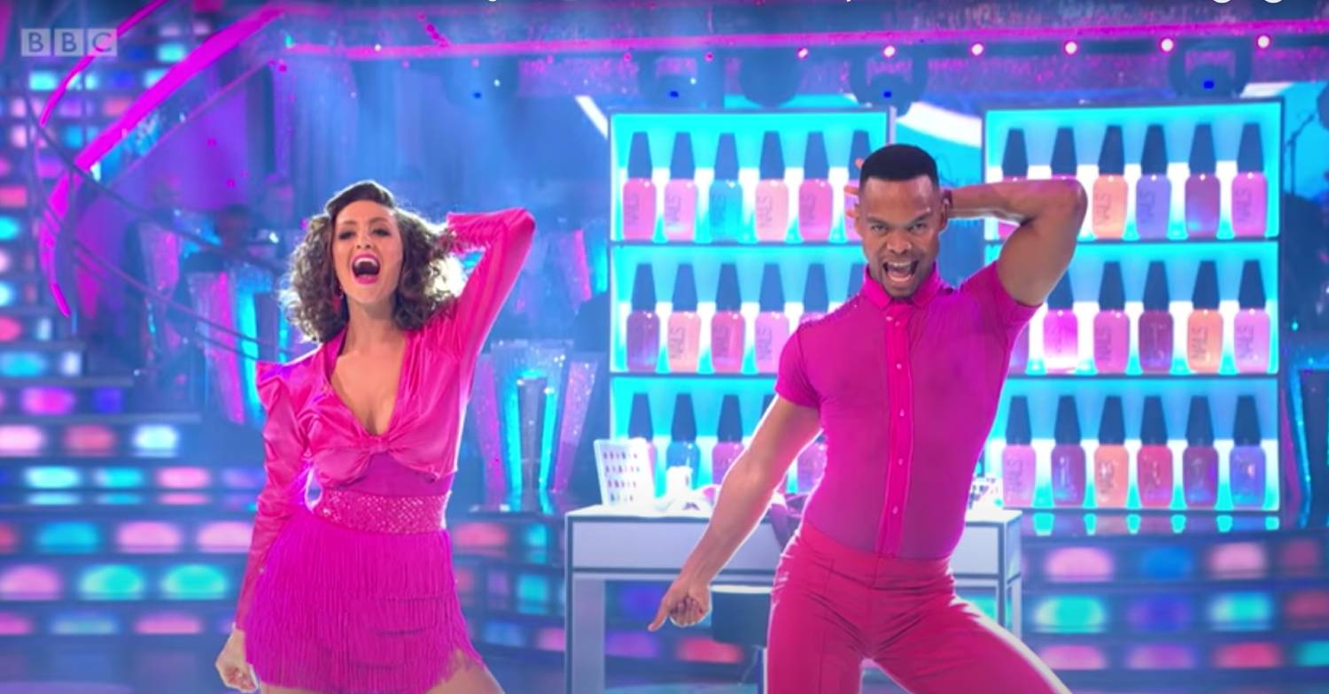 Ex Strictly star remains very active while she's expecting