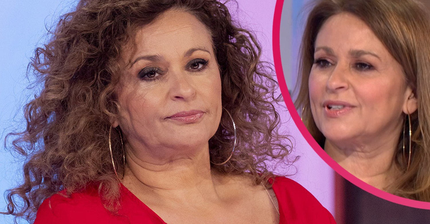 Nadia Sawalha hair