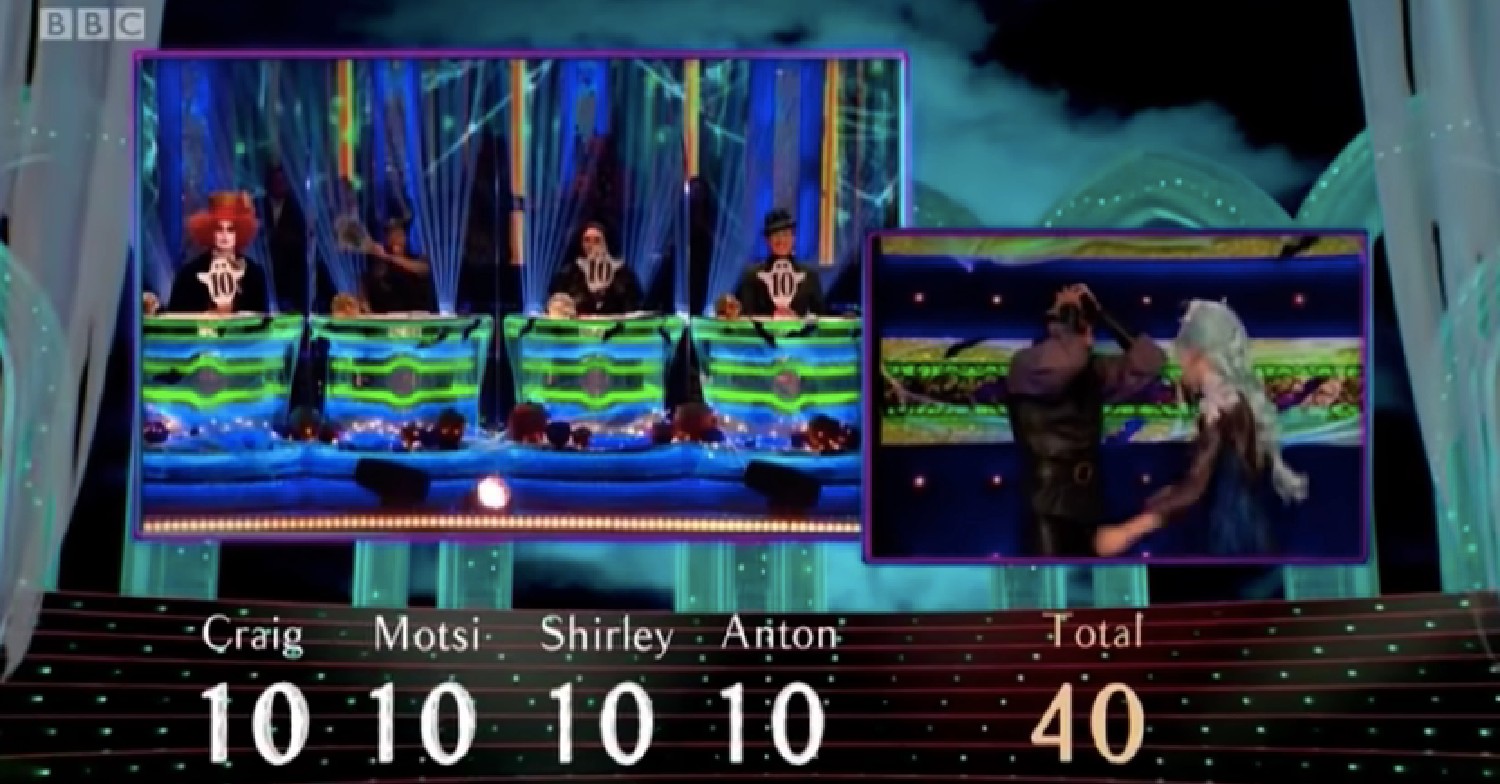 Giovanni Pernice and Rose Ayling-Ellis score 40