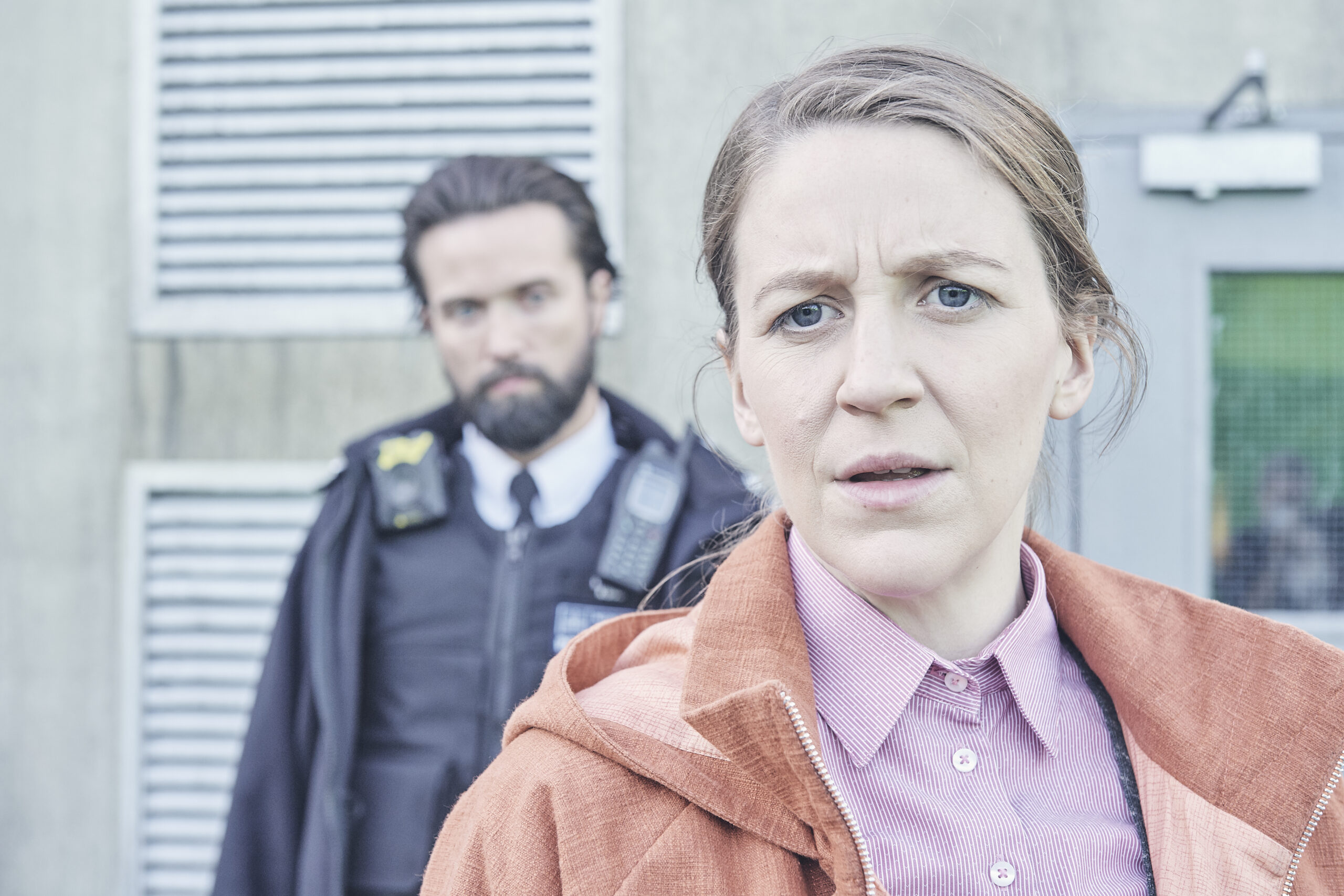 Gemma Whelan as DS Sarah Collins in The Tower