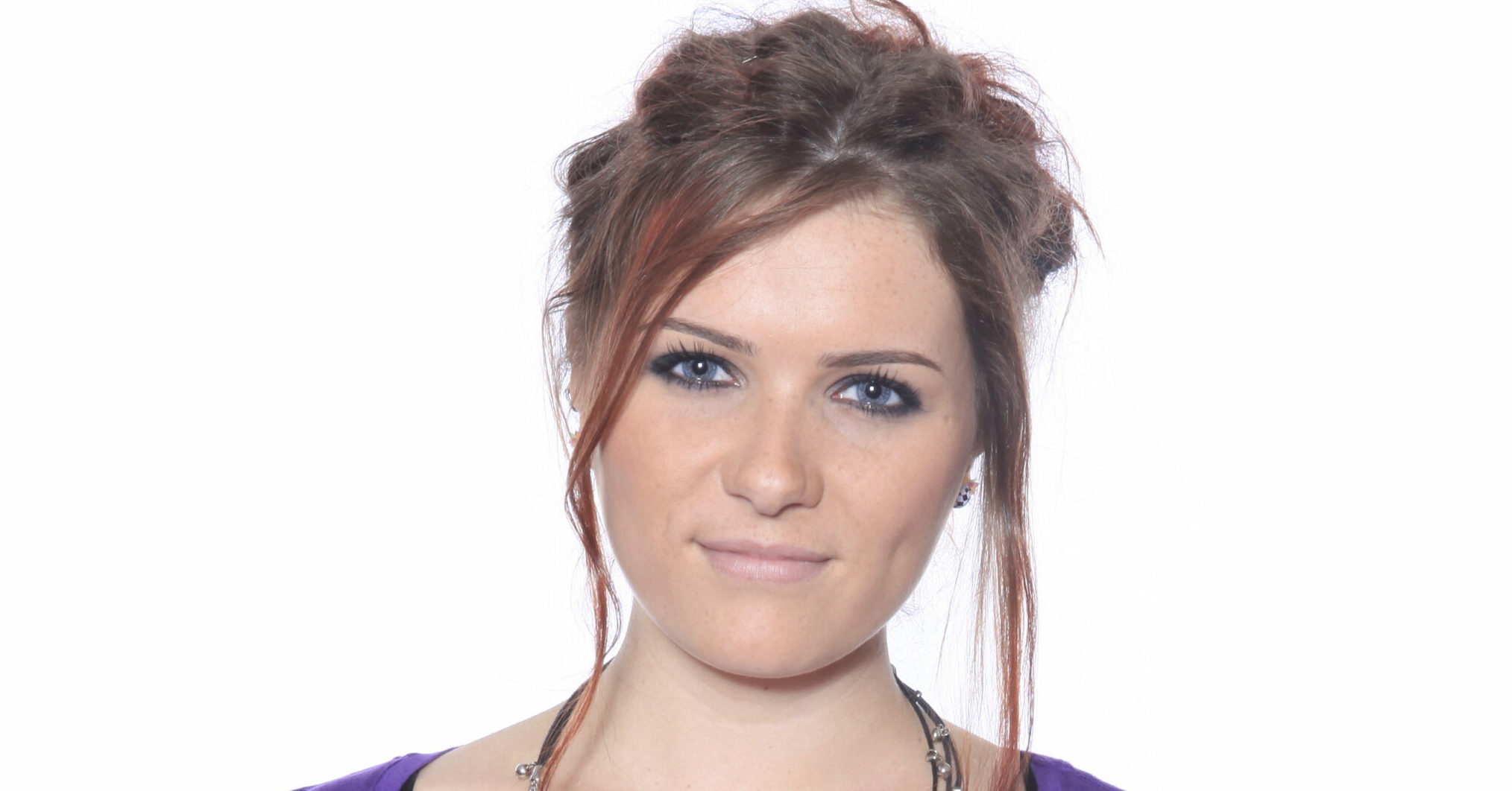 Chelsea Halfpenny in character as Amy Wyatt in Emmerdale