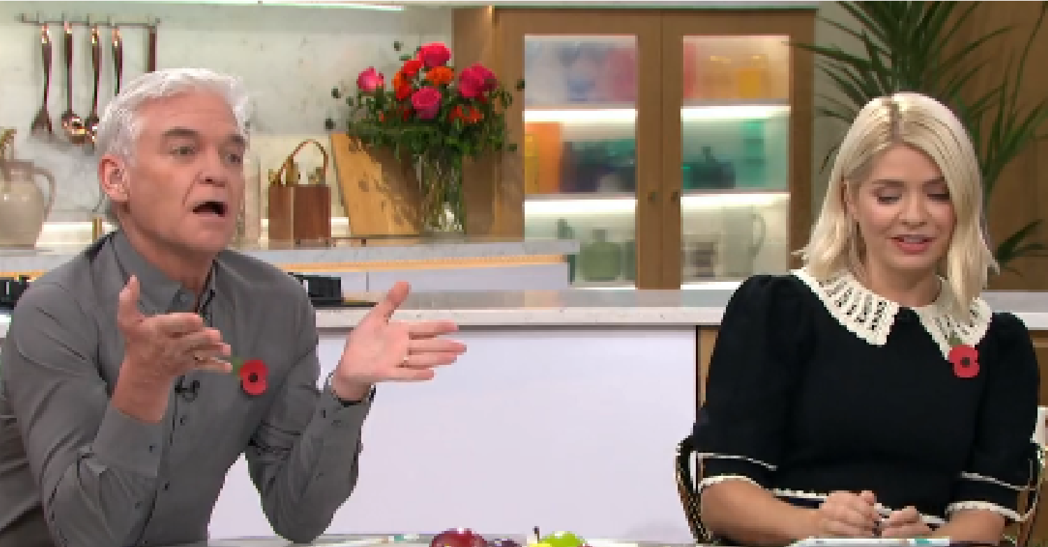 Phillip Schofield and Holly Willoughby on This Morning