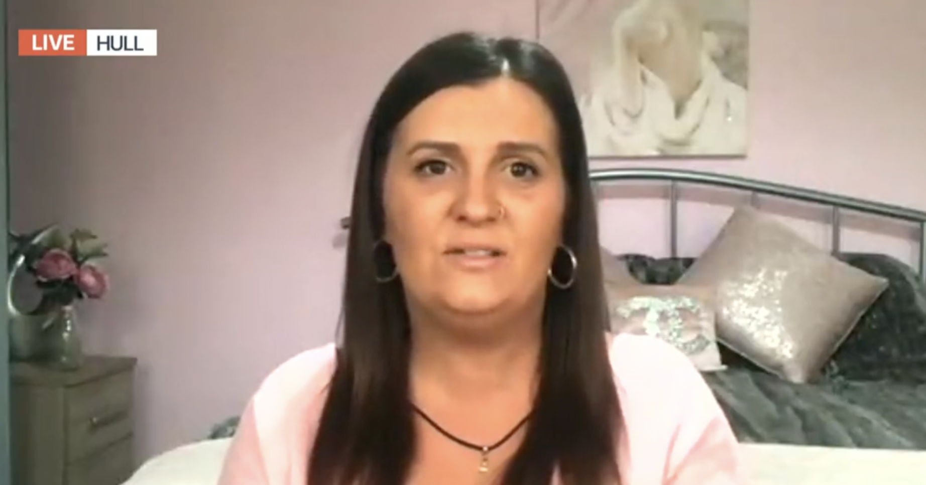 Louise Akester, a care worker on GMB today