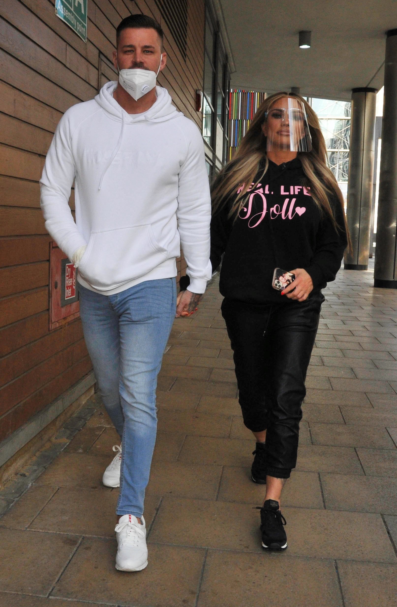 Carl Woods and Katie Price