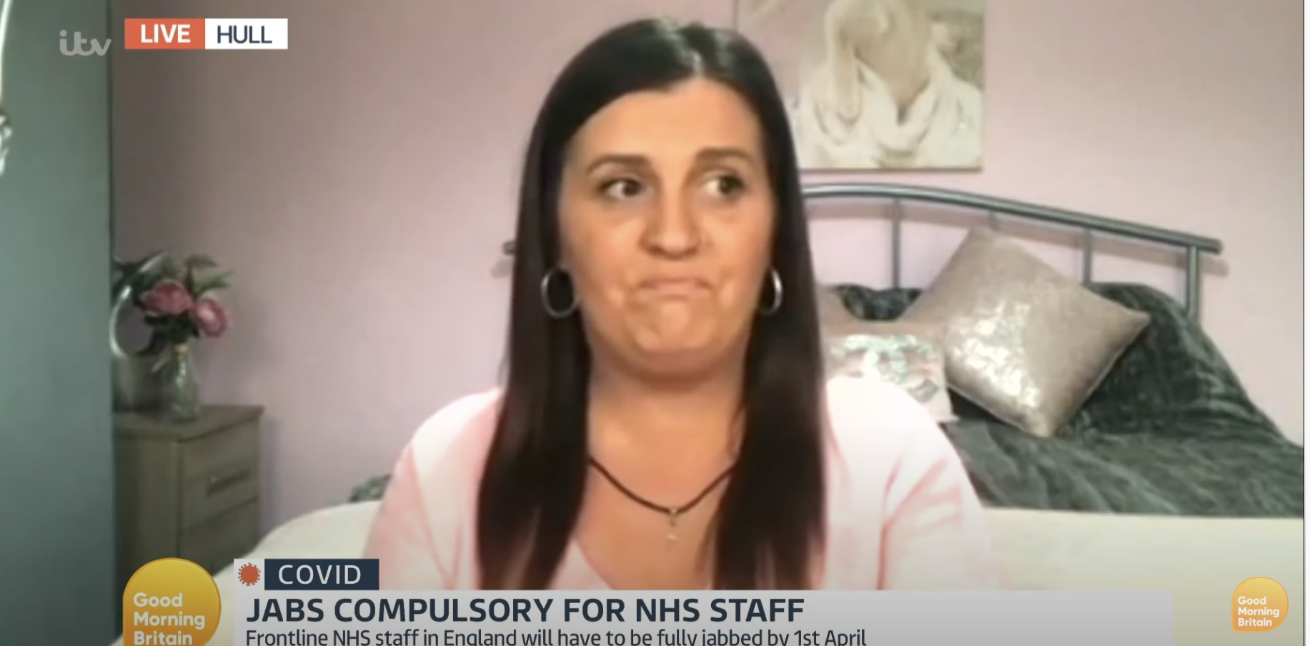 Care Worker on GMB today