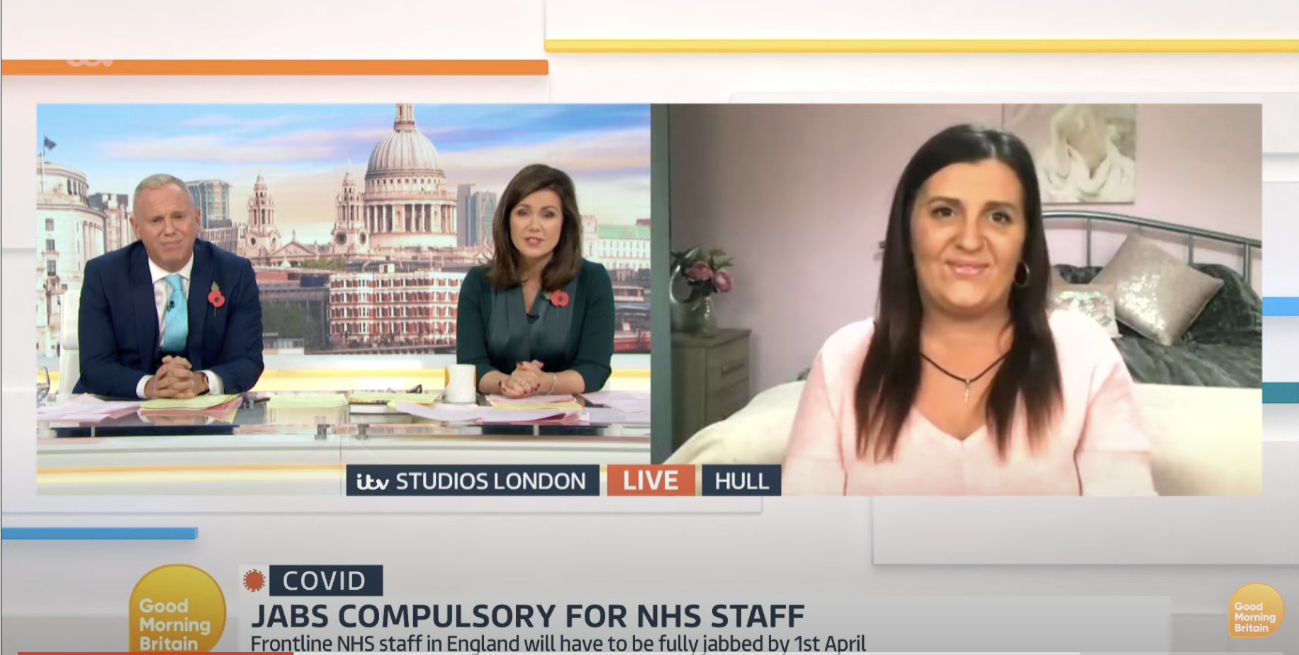 Rob Rinder and Susanna Reid on GMB today