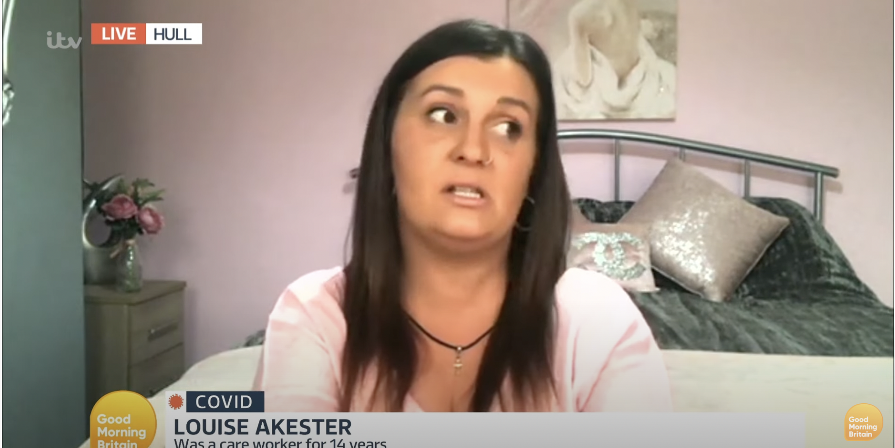 Care worker on GMB today