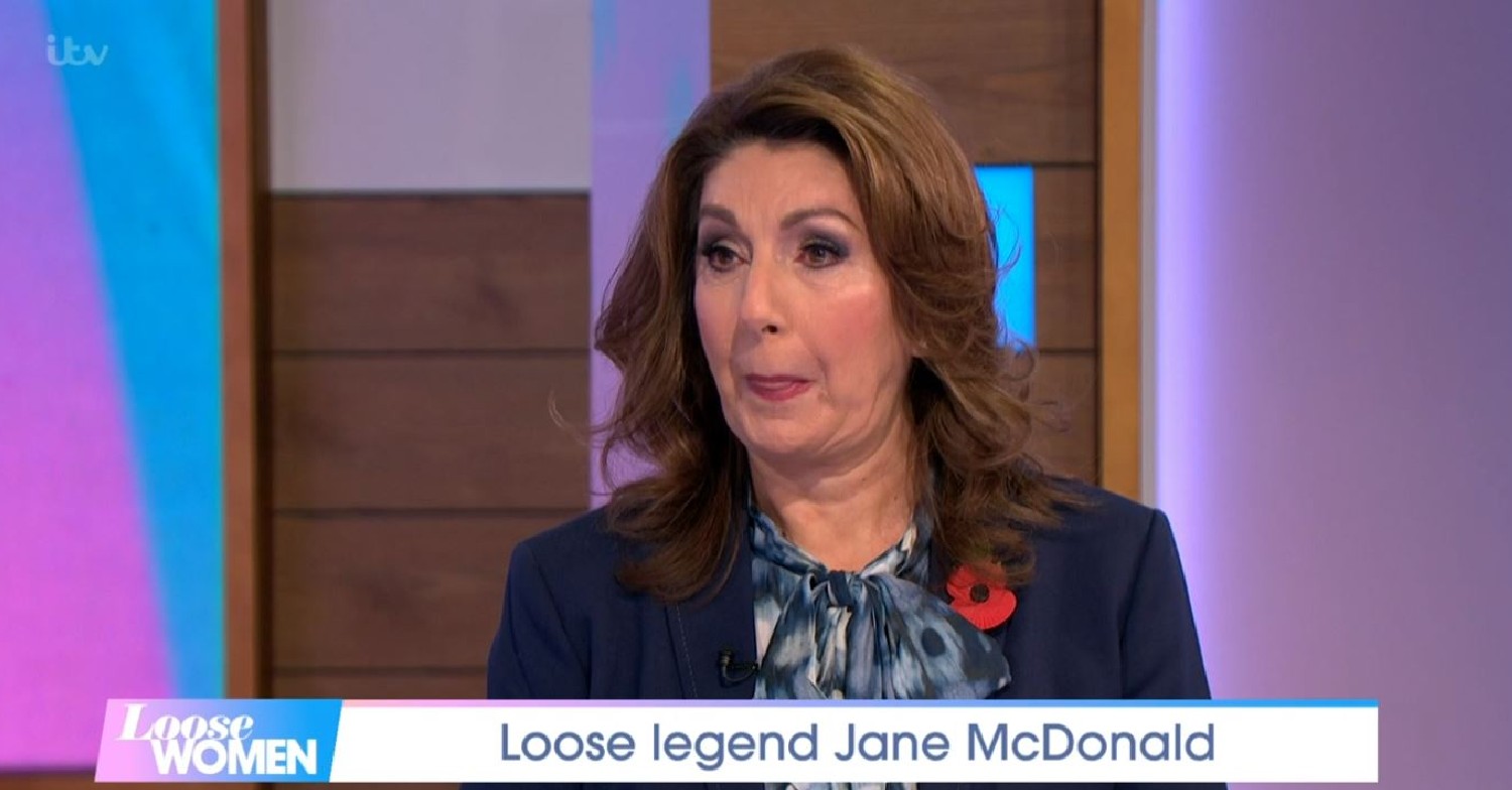 Jane McDonald cries on Loose Women today