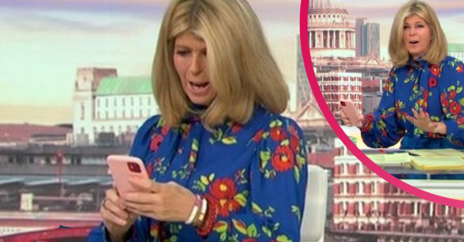 Kate Garraway on GMB today