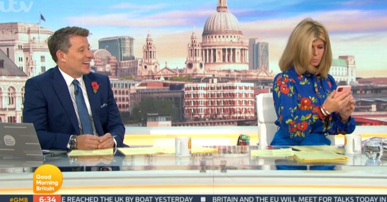 Kate Garraway switches her phone off on GMB