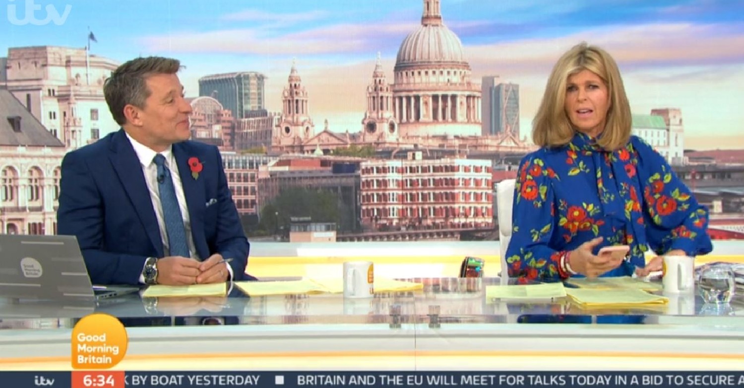 Kate Garraway switches her phone off on GMB
