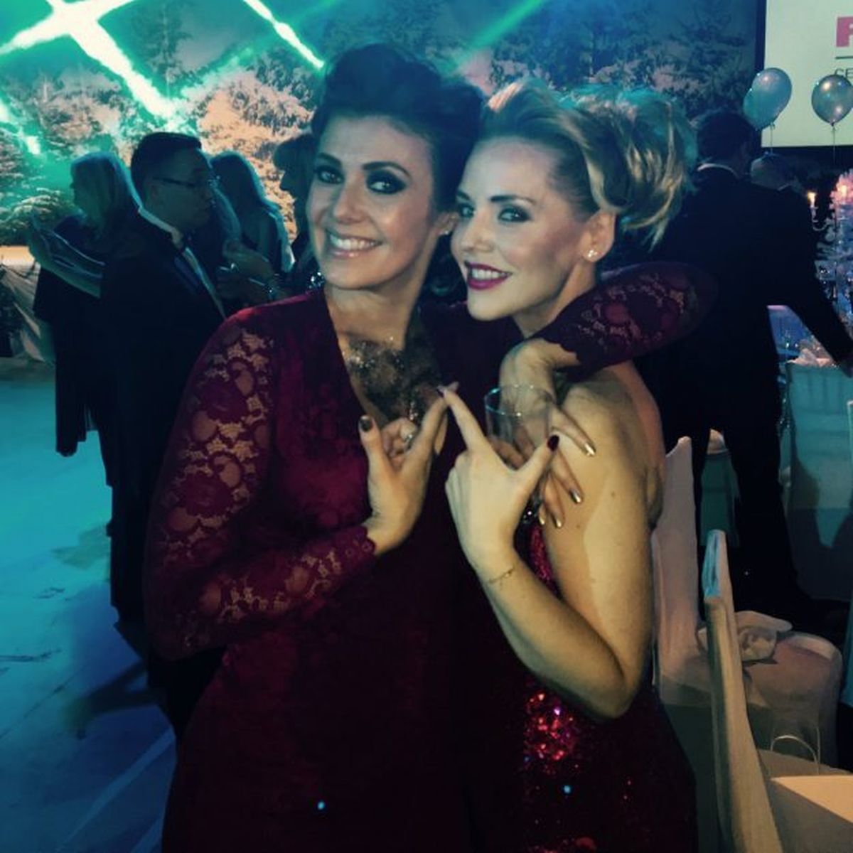 Kym Marsh and Stephanie Waring