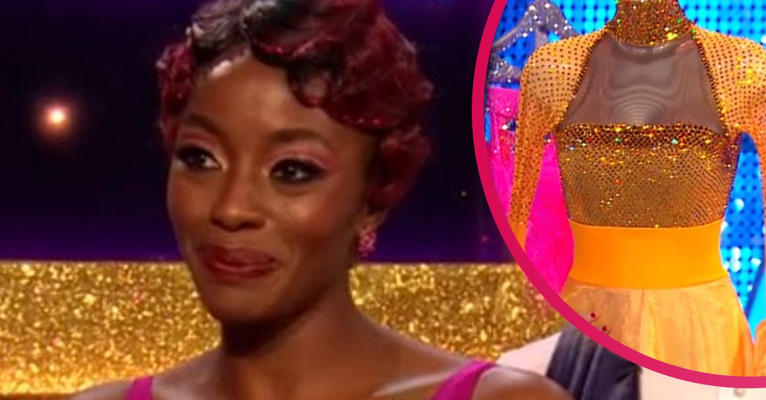 AJ Odudu on Strictly Come Dancing and her dress for this weekend