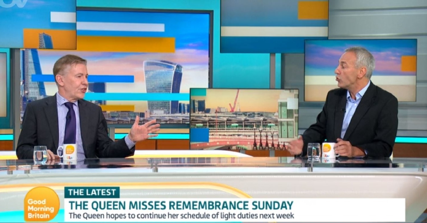 A Good Morning Britain guest on the show today