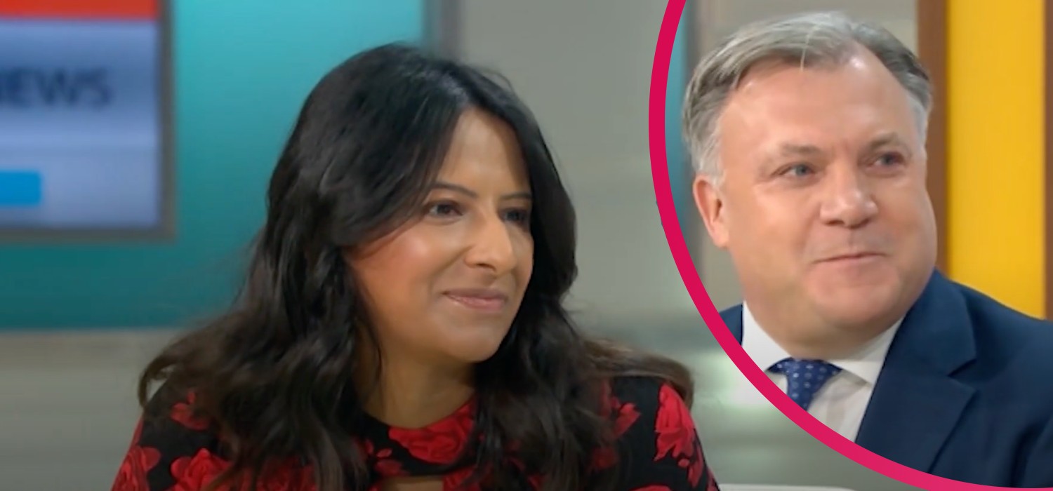 Ranvir Singh and Ed Balls as he opens up about stammer struggle