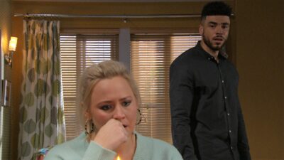 Emmerdale Nov 30 Tracy looks upset as she struggles to forgive Nate