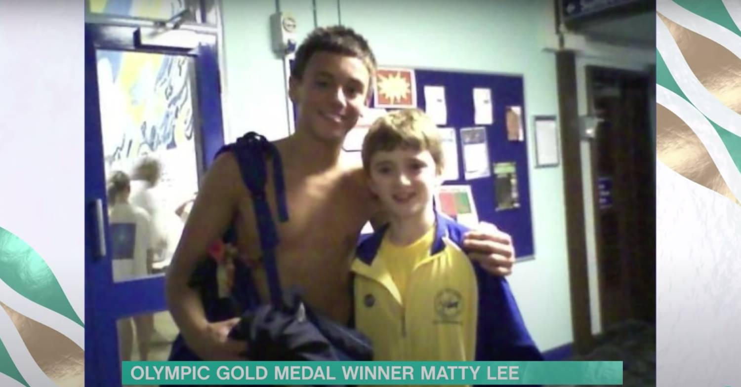 Meeting Tom Daley aged 7 