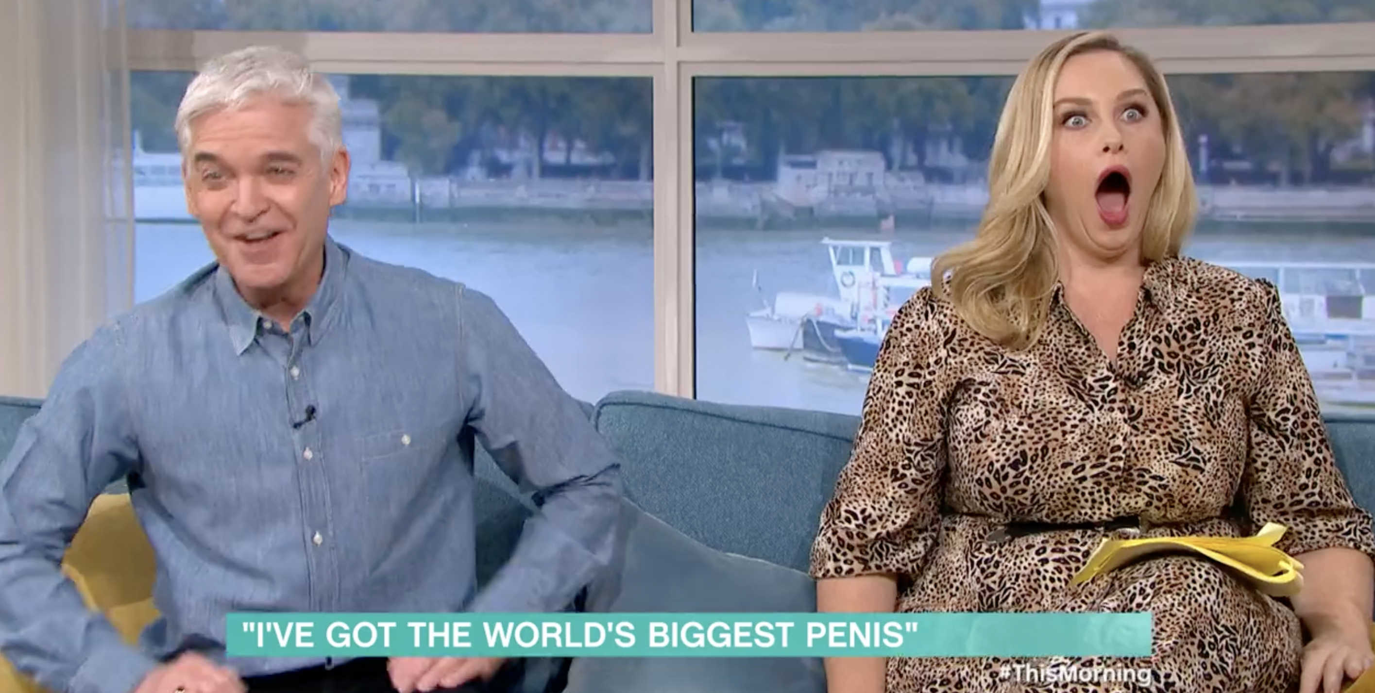 Phillip Schofield and Josie Gibson on This Morning 