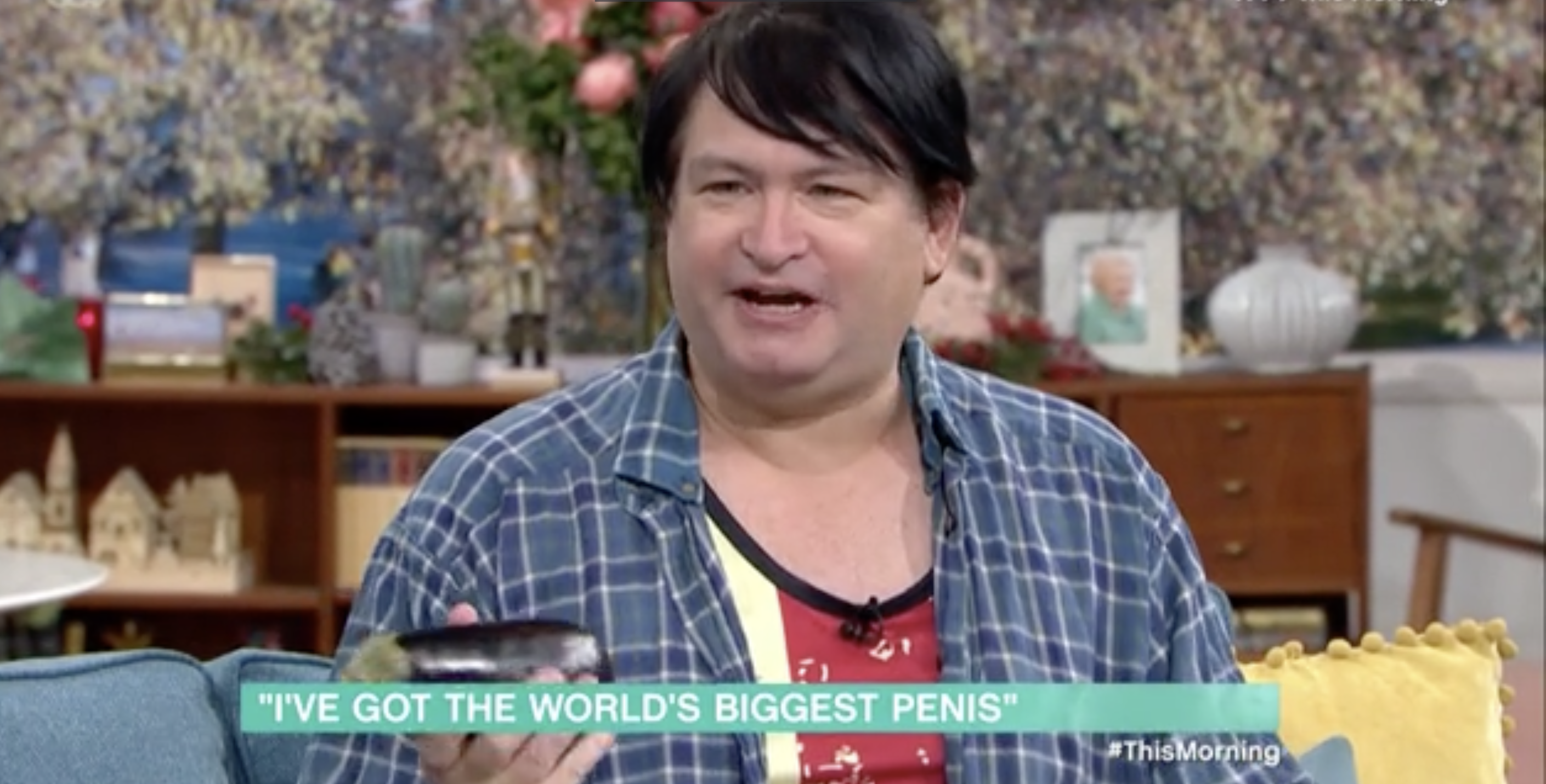 Owner of the world's biggest penis on This Morning 