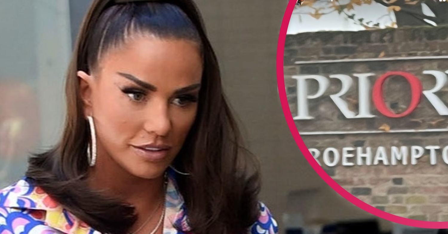 Katie Price said she was about to head back into The Priory