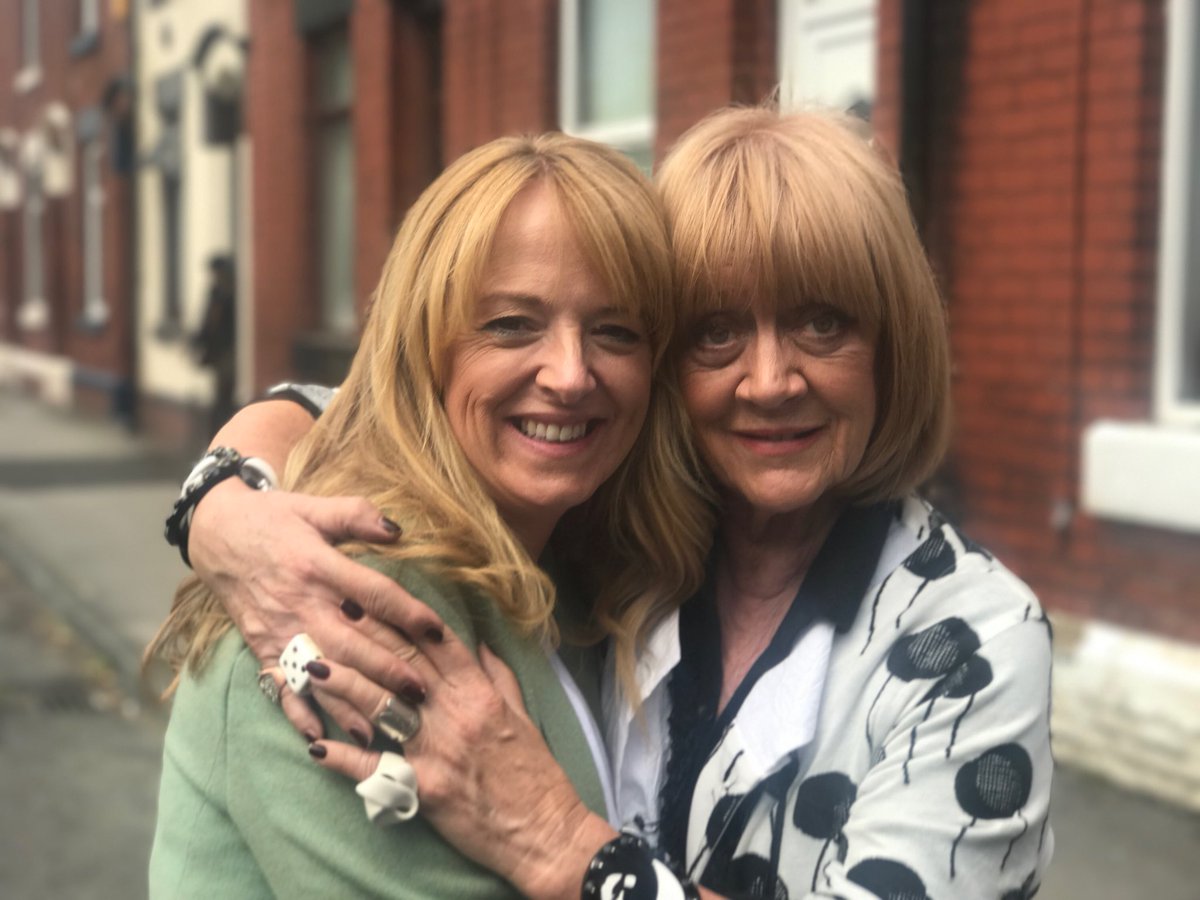 Coronation Street Sally Ann Matthews and Amanda Barrie