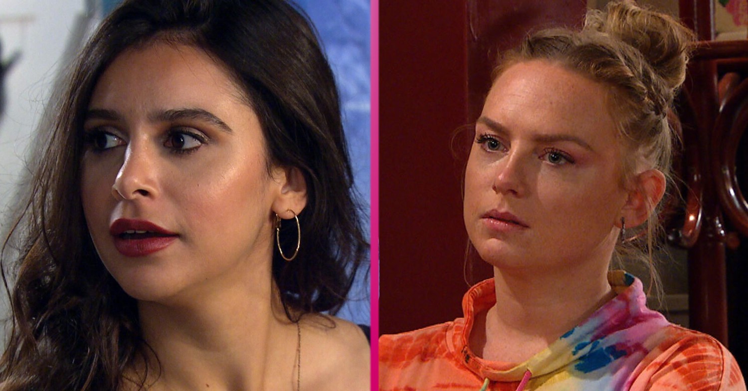 Emmerdale Meena and Amy