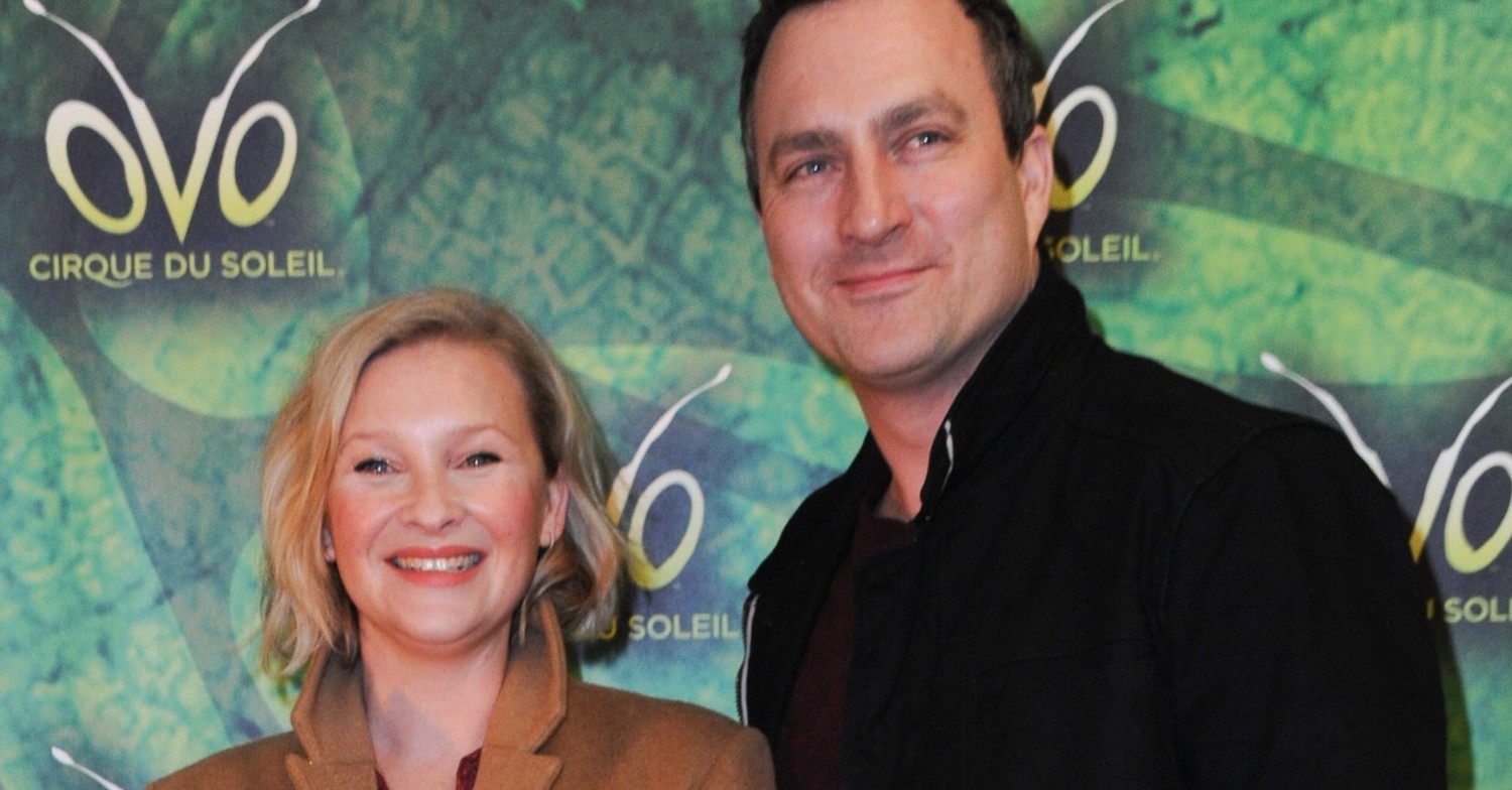 Joanna Page and James Thornton