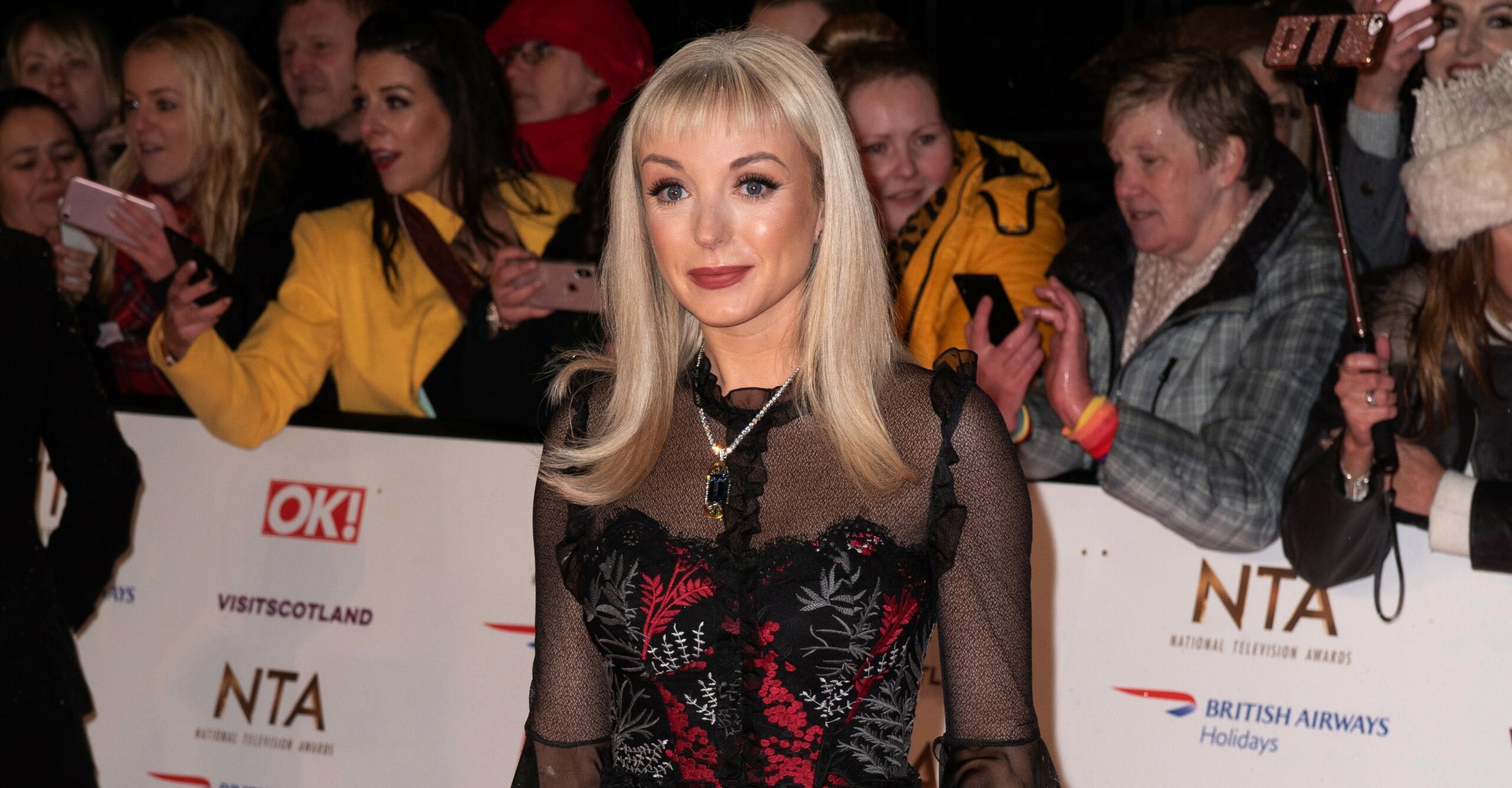 Helen George at the National Television Awards