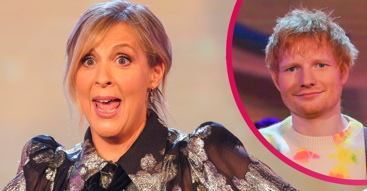 Children In Need Mel Geidroyc and Ed Sheeran