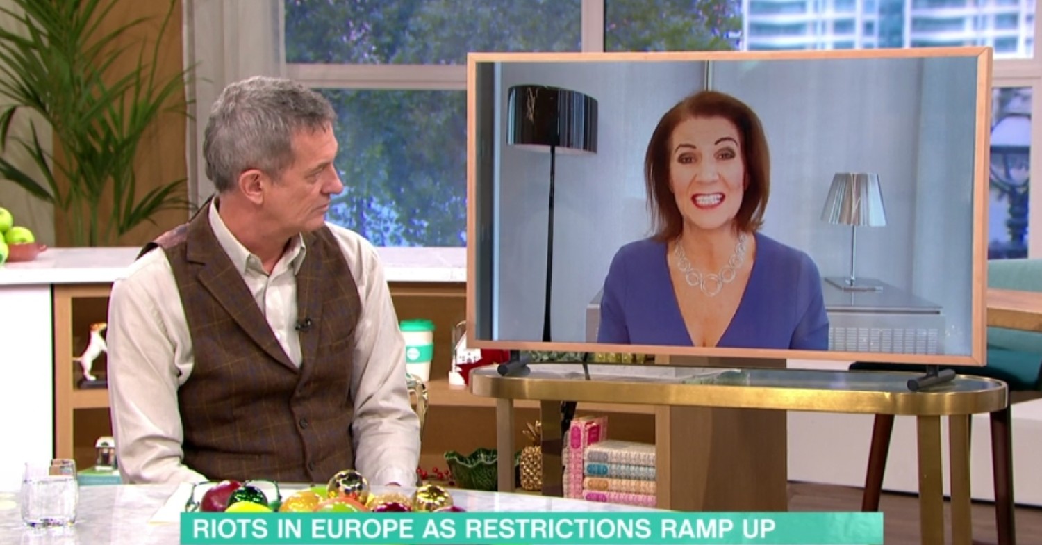 Matthew Wright Julia Hartley-Brewer on This Morning today