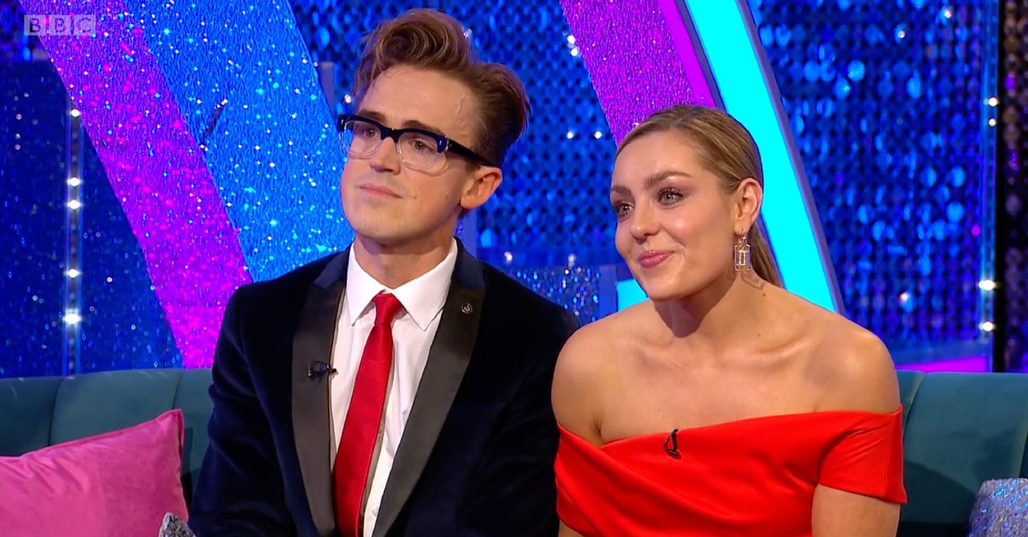 Tom Fletcher and Amy Dowden on Strictly It Takes Two