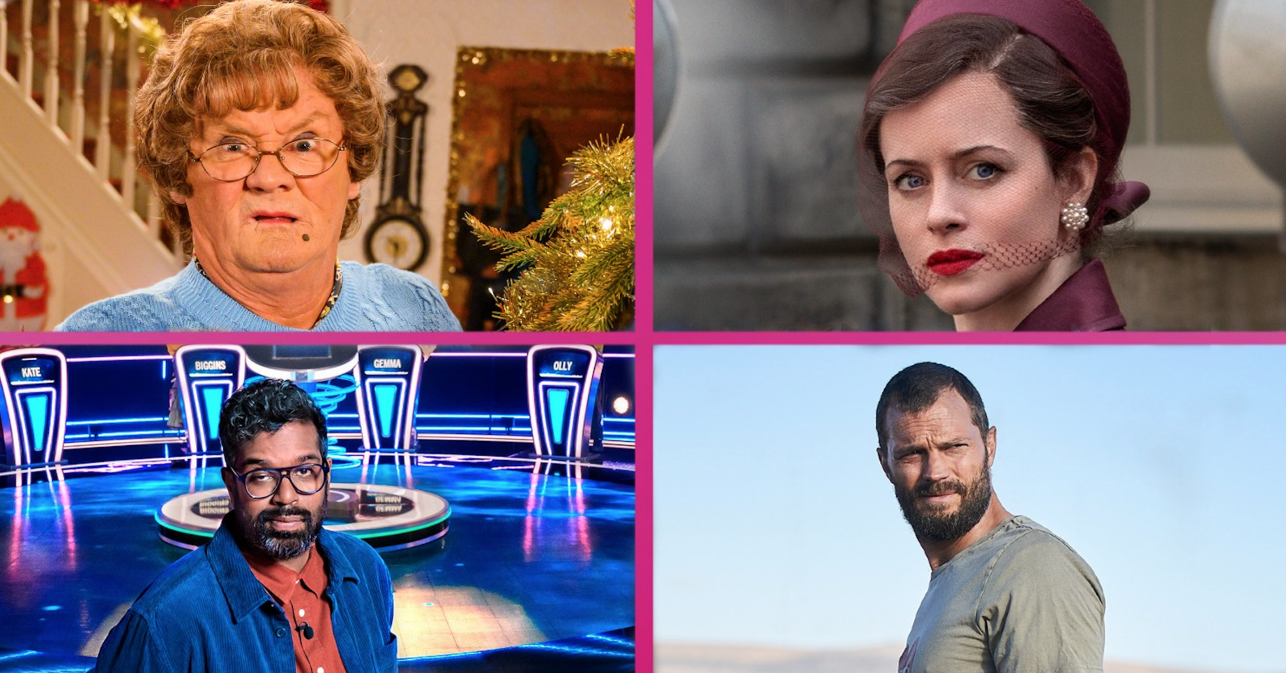 The BBC has announced its Christmas TV line-up