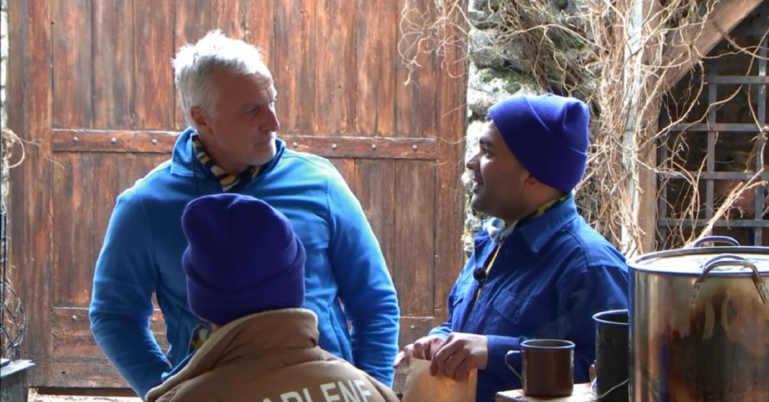 David Ginola and Naughty Boy on I'm A Celebrity