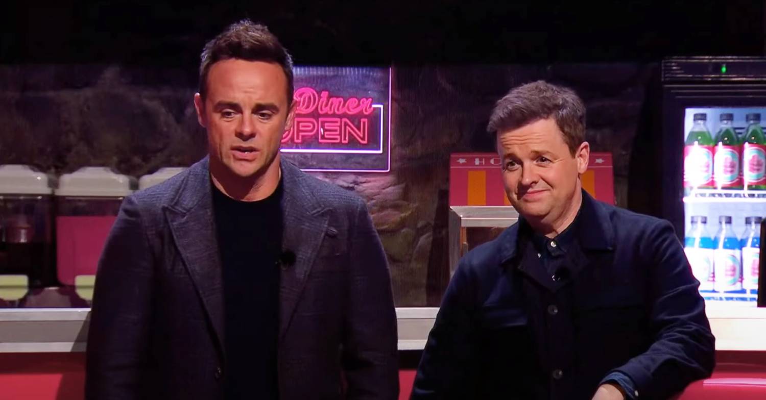 Hosts Ant and Dec were both disgusted and amused