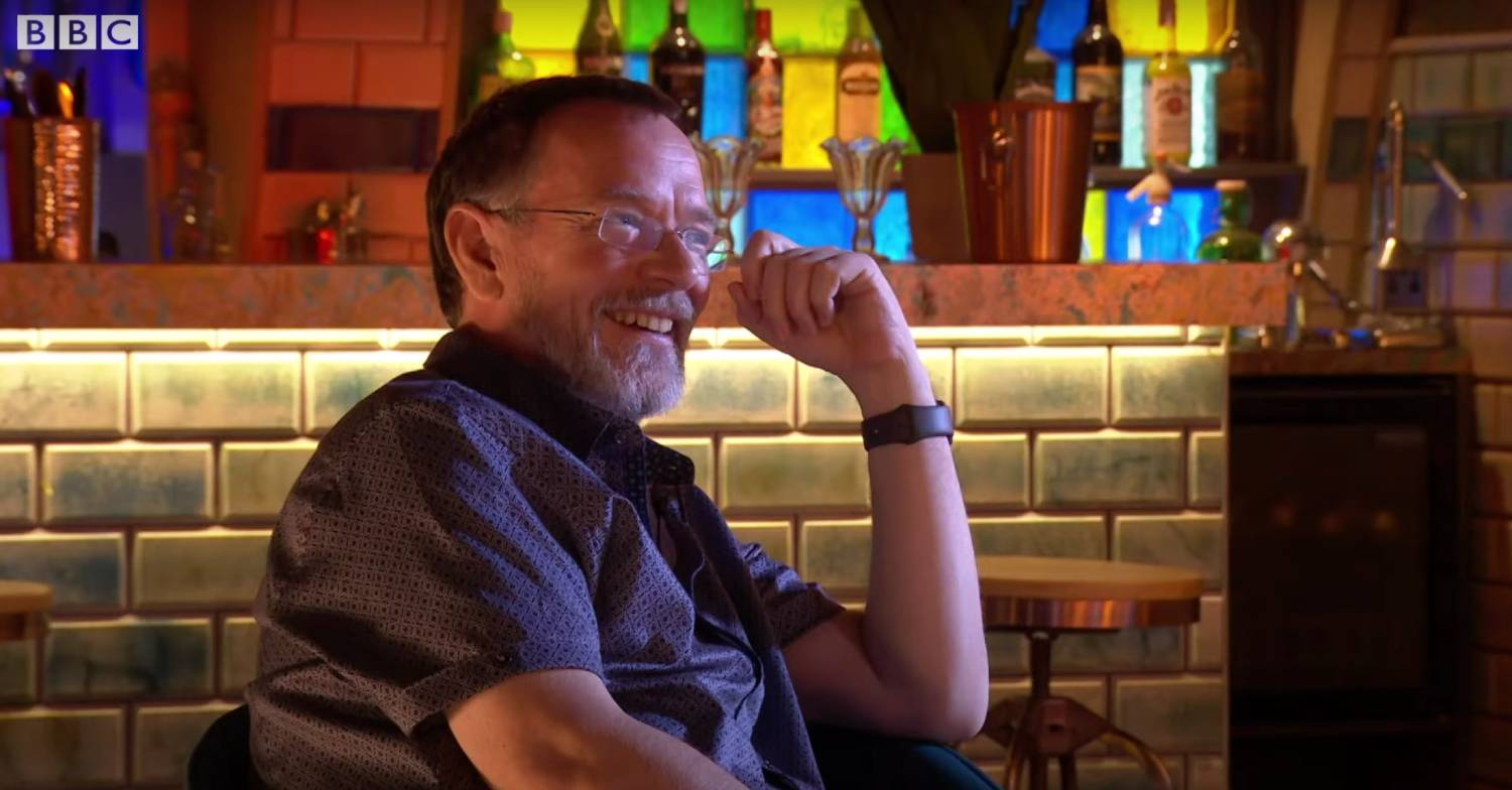 'Who do we want?' 'Ian Beale actor Adam Woodyatt!' 'When do we want him?' 'Soon! Maybe now!'