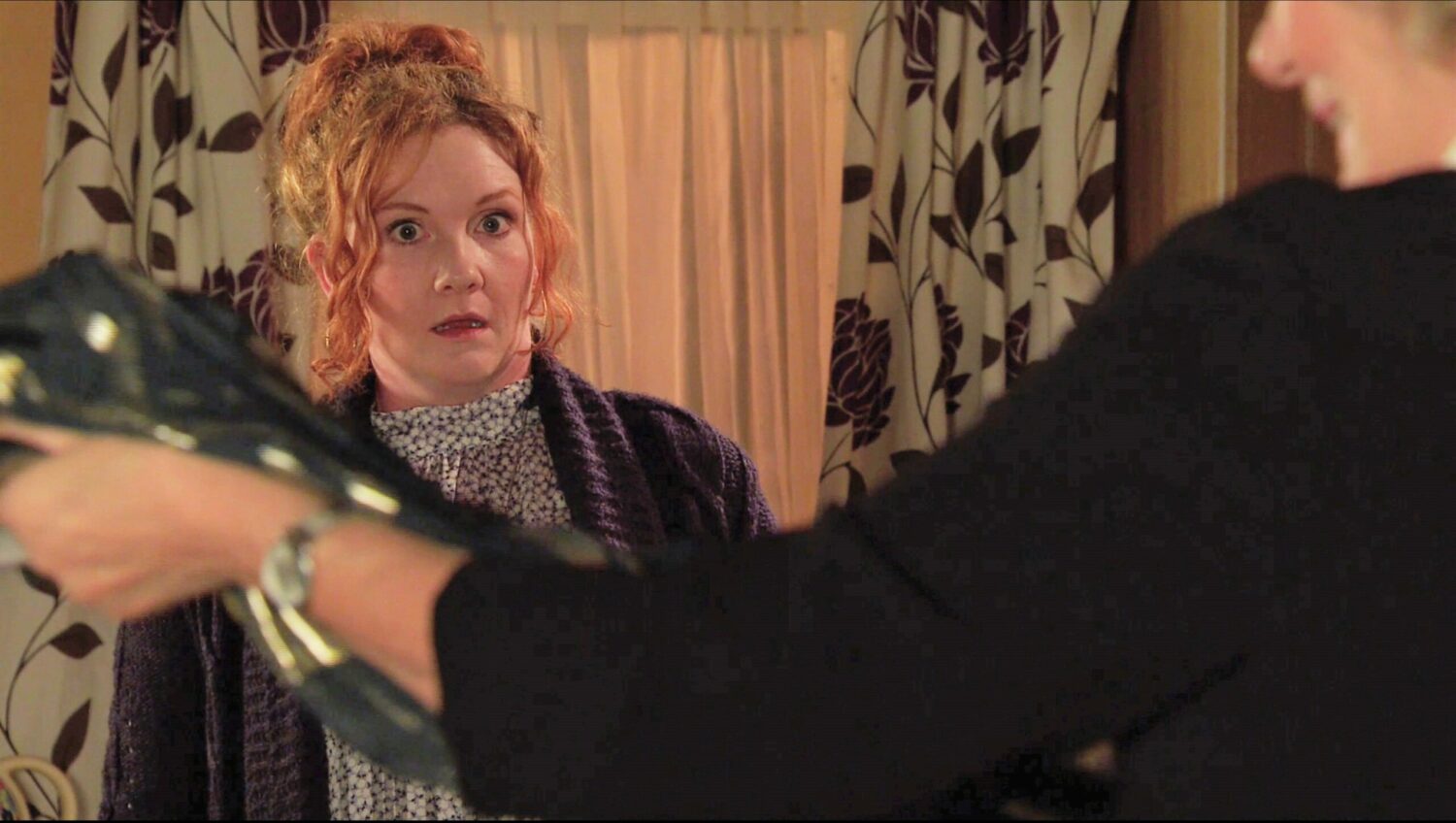 Coronation Street Fiz is shocked