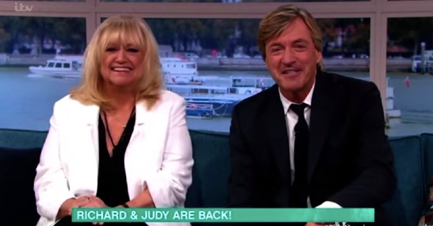 Richard Madeley and Judy Finnigan on this morning 