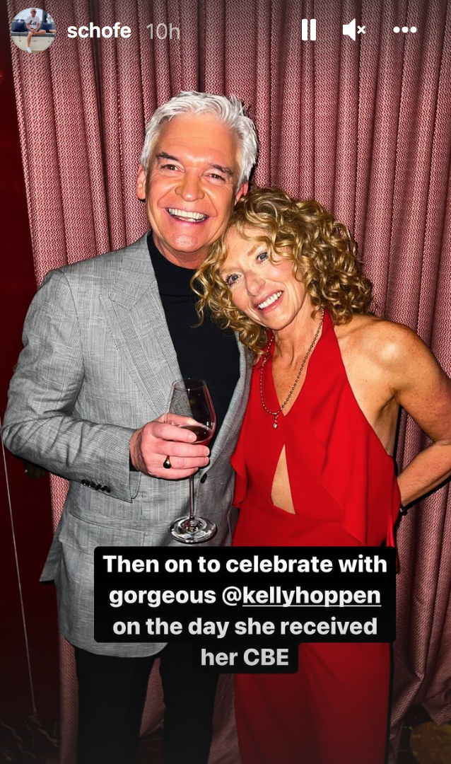 this morning Philip schofield