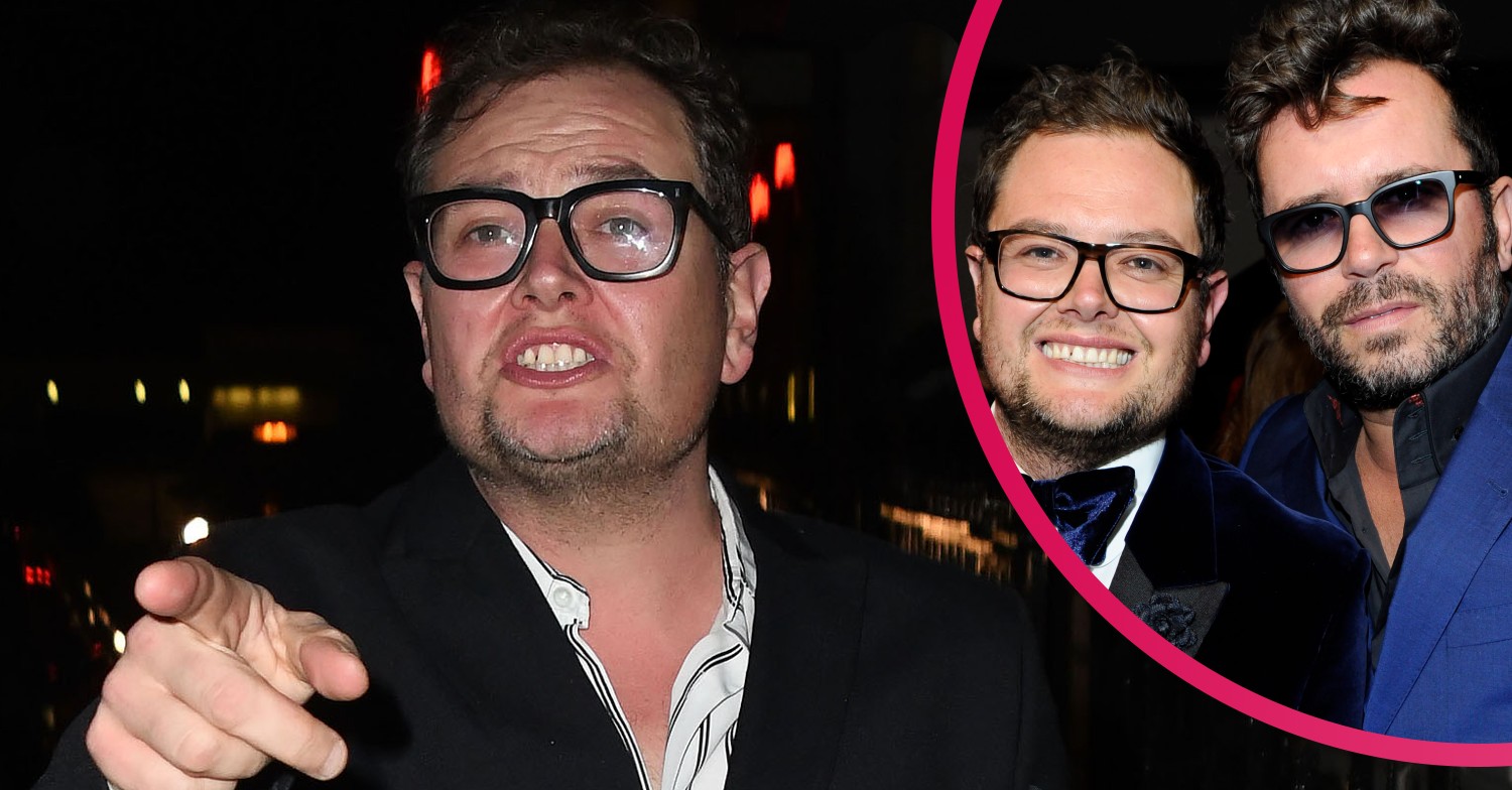 Alan Carr and husband Paul Drayton