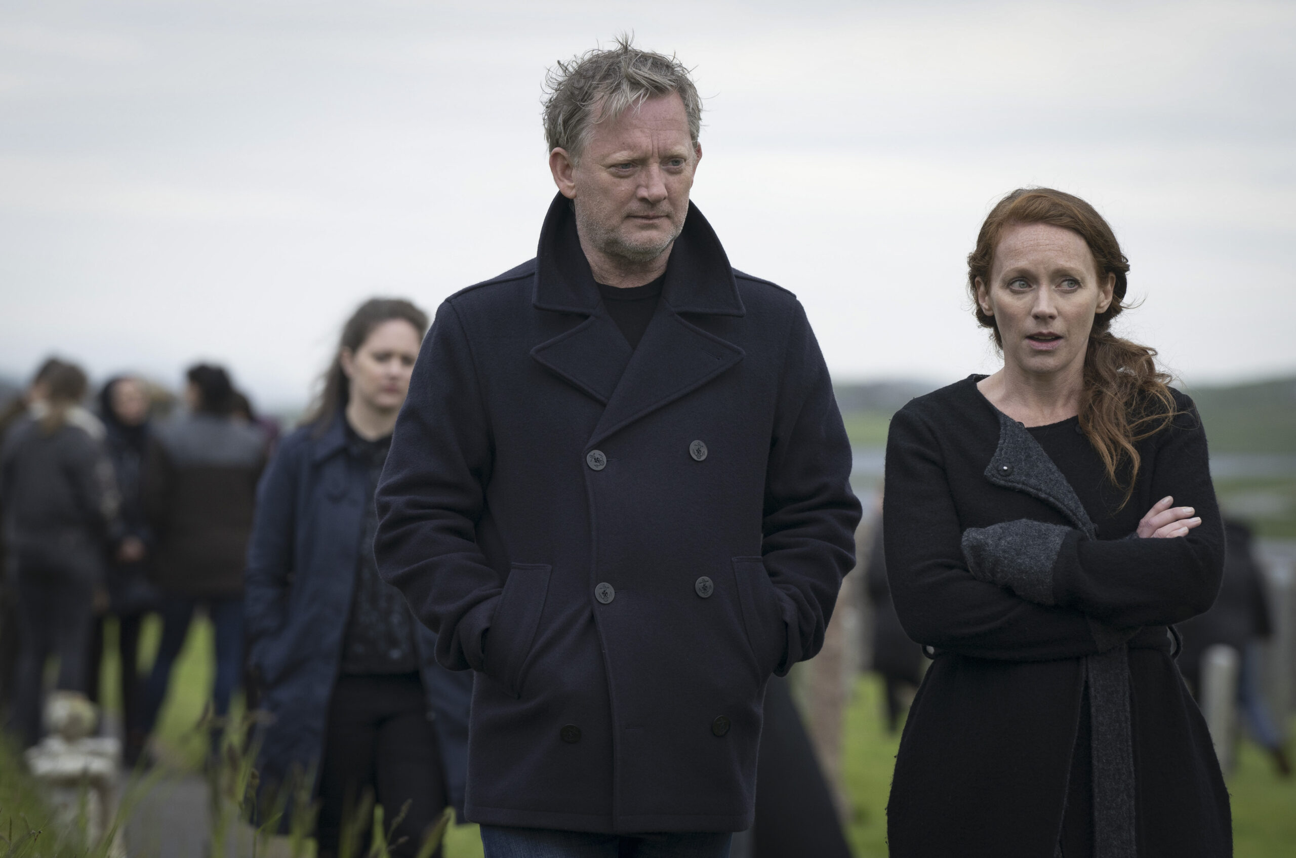 Jimmy Perez and Meg in Shetland