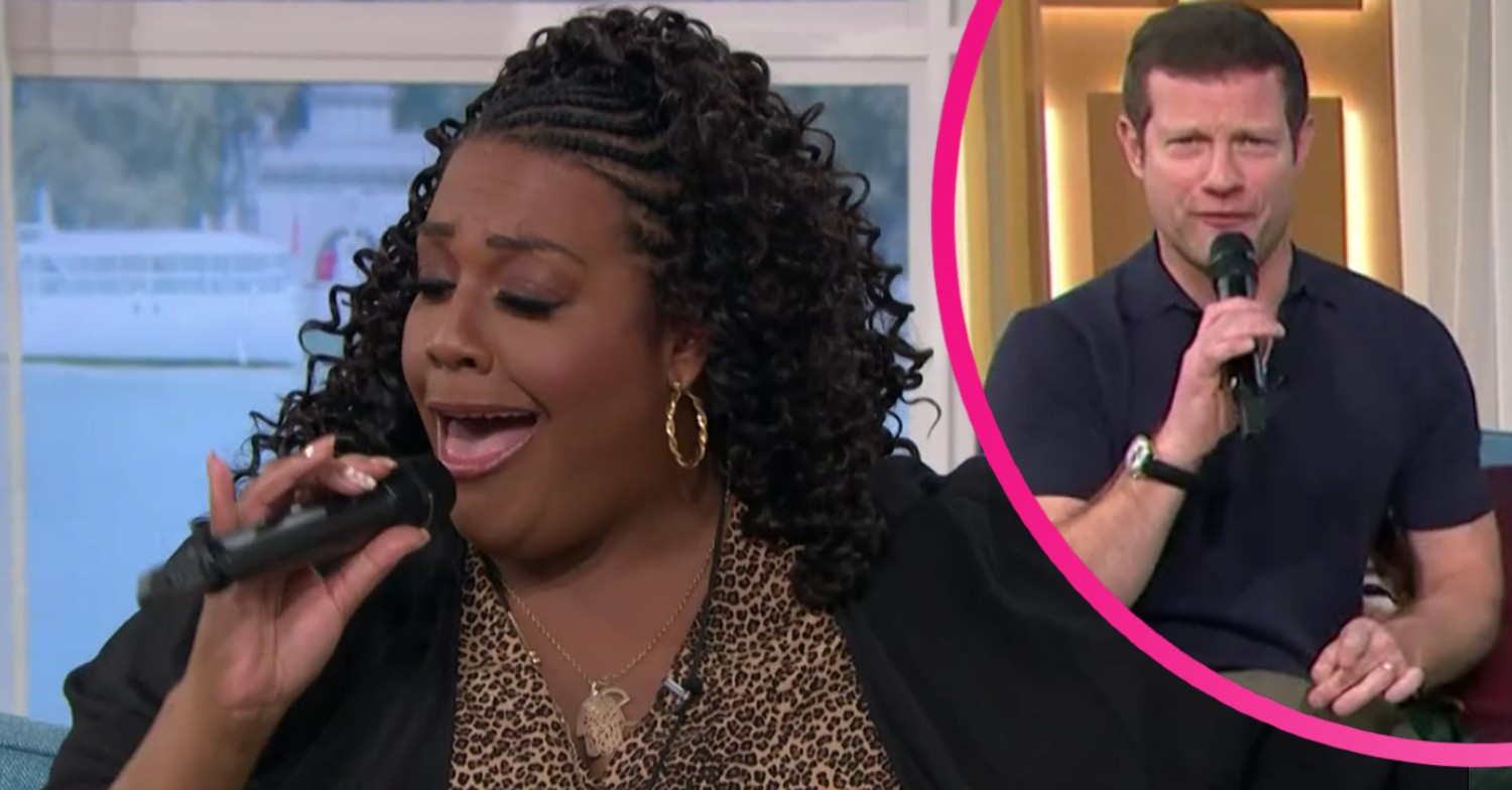 This Morning today: Alison Hammond and Dermot O'Leary singing on the sofa