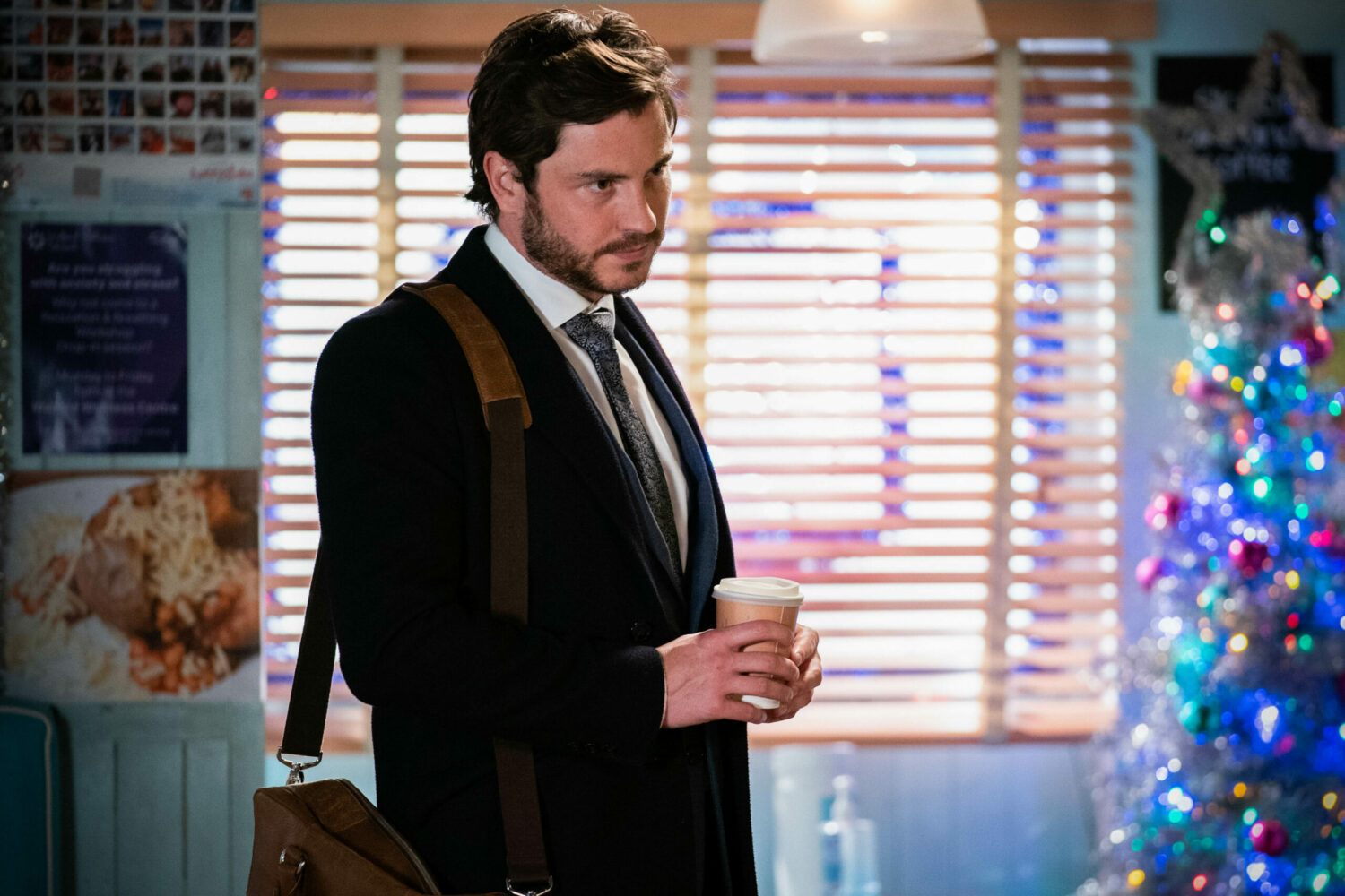 EastEnders Dec 2 Gray looks concerned as he tries to get clients from Ben