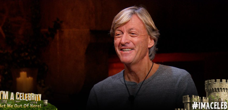 I'm A Celebrity Richard Madeley smiles as he's interviewed by Ant and Dec