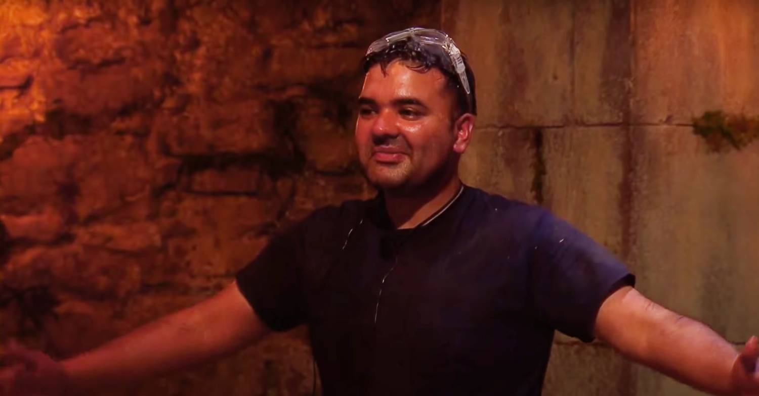 Naughty Boy seemed pretty chuffed with himself on I'm A Celebrity