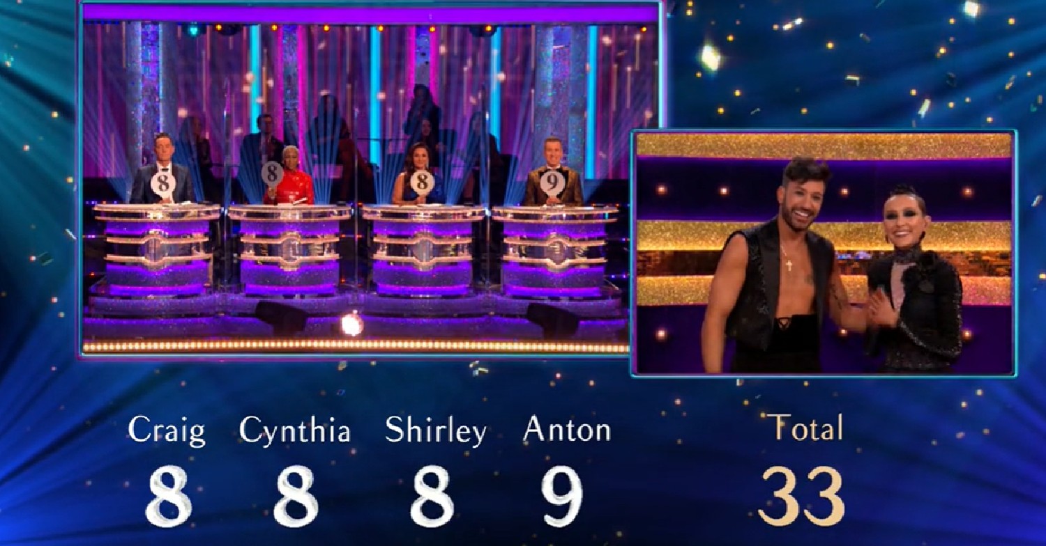 Giovanni Pernice and Rose Ayling-Ellis on Strictly