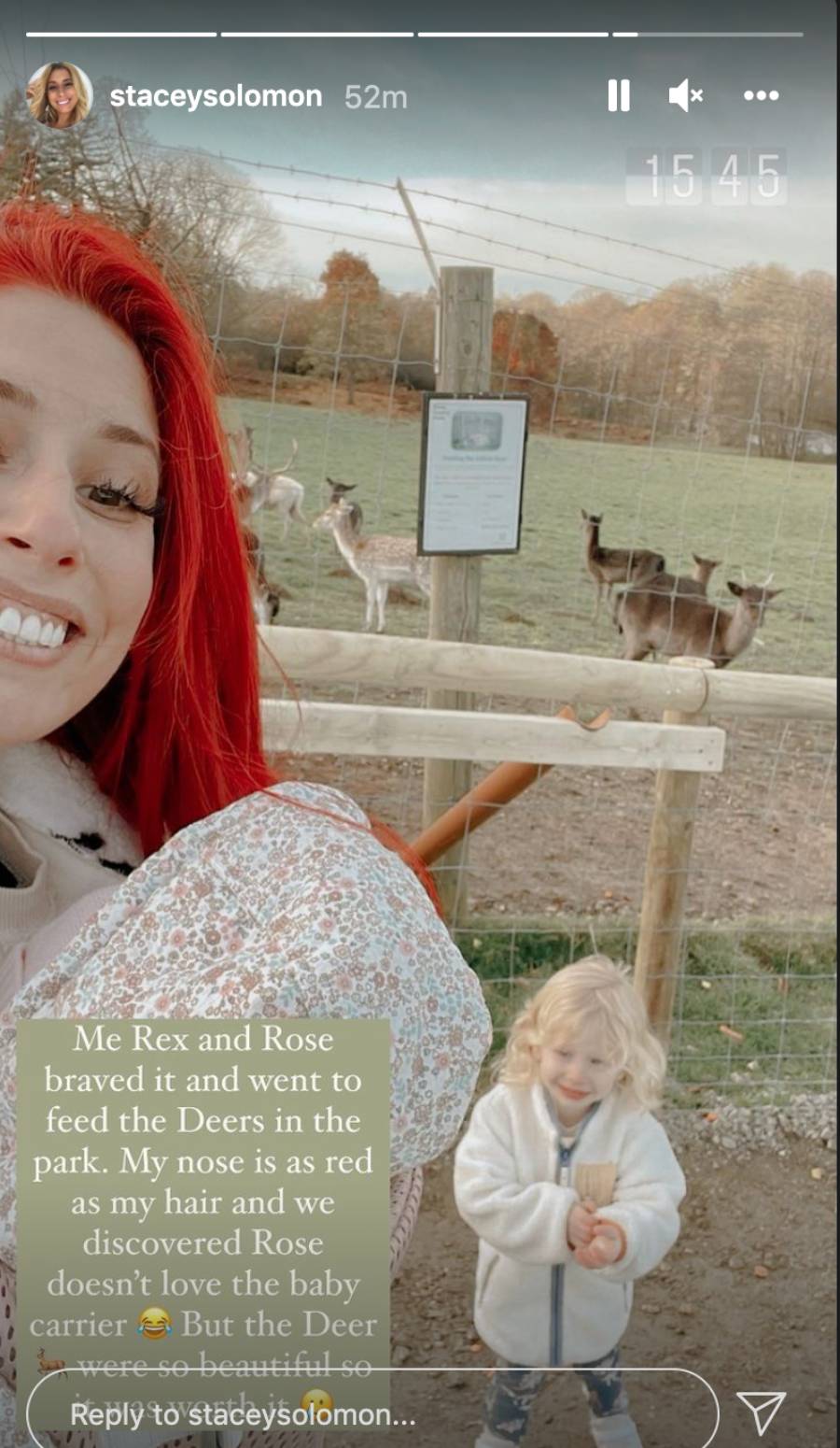 Stacey Solomon son Rex loves hanging out with daughter Rose